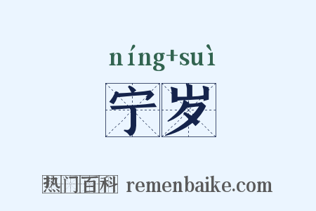 宁岁是什么意思的图片